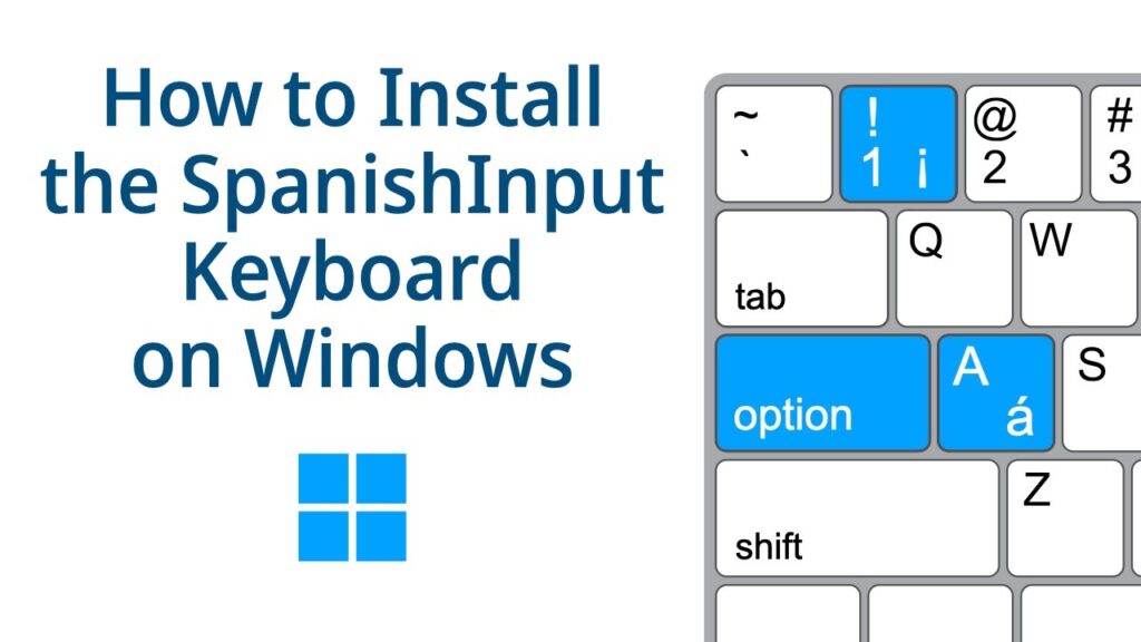 Spanish keyboard Windows: